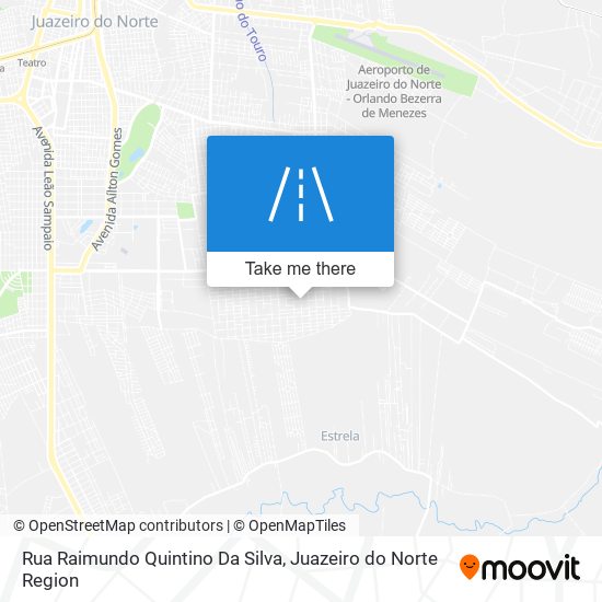 Mapa Rua Raimundo Quintino Da Silva