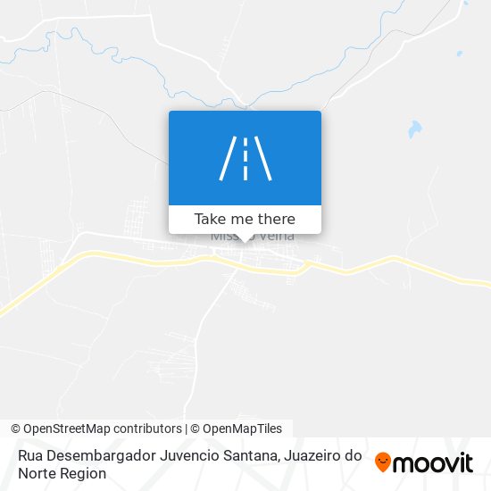 Mapa Rua Desembargador Juvencio Santana