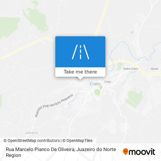 Mapa Rua Marcelo Pianco De Oliveira