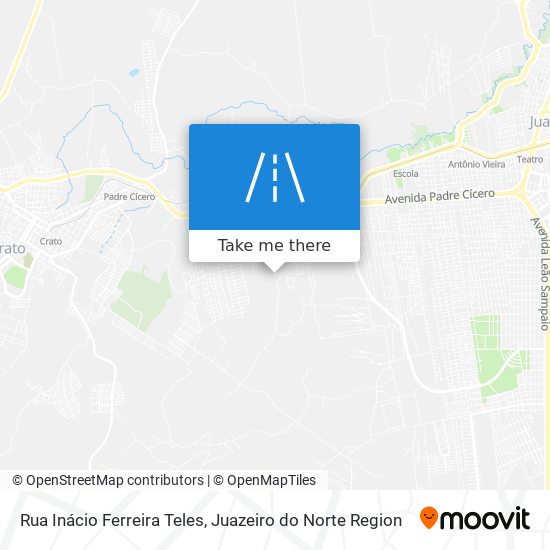 Mapa Rua Inácio Ferreira Teles