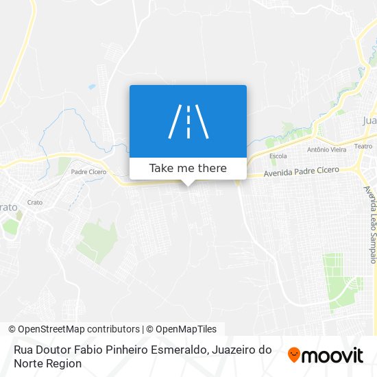 Mapa Rua Doutor Fabio Pinheiro Esmeraldo