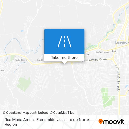 Mapa Rua Maria Amelia Esmeraldo