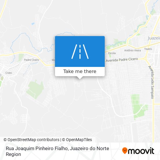 Mapa Rua Joaquim Pinheiro Fialho