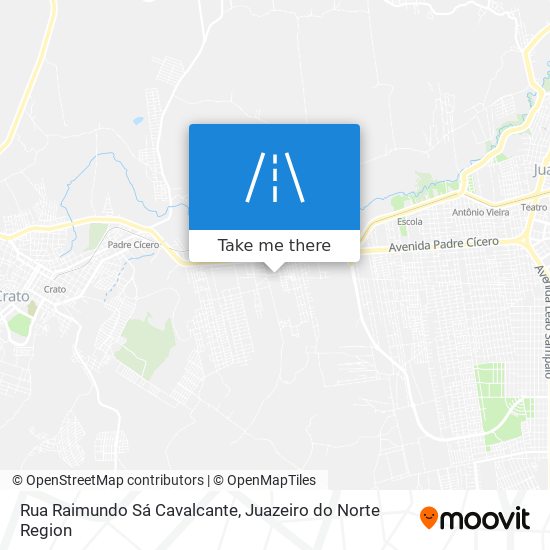 Mapa Rua Raimundo Sá Cavalcante