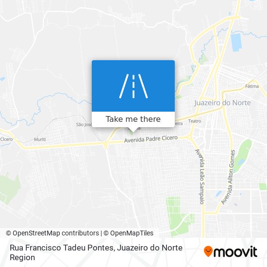 Rua Francisco Tadeu Pontes map