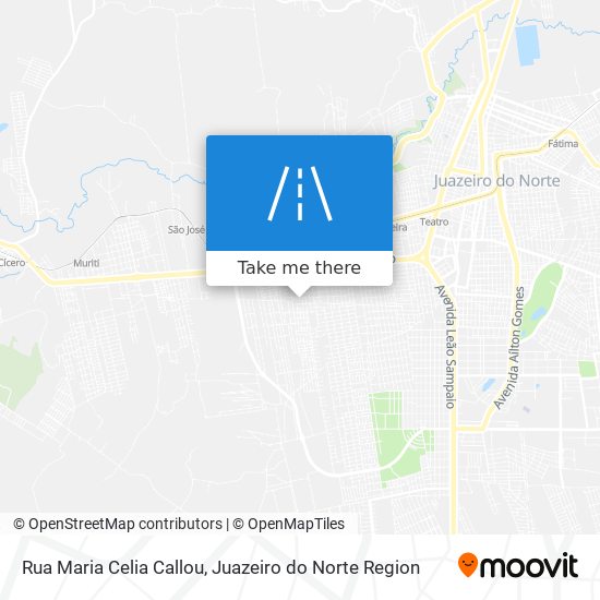 Rua Maria Celia Callou map