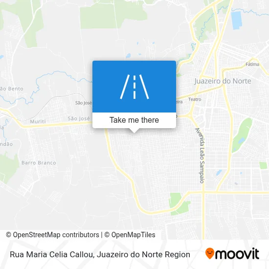 Rua Maria Celia Callou map