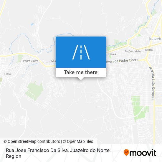 Mapa Rua Jose Francisco Da Silva