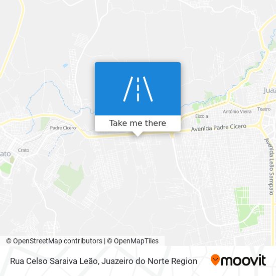 Mapa Rua Celso Saraiva Leão