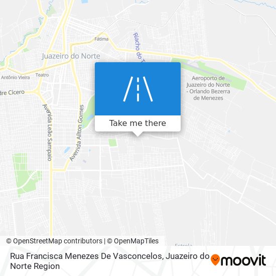 Mapa Rua Francisca Menezes De Vasconcelos