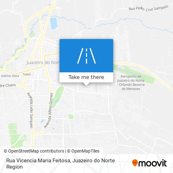 Mapa Rua Vicencia Maria Feitosa