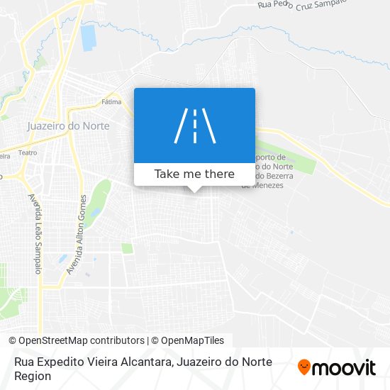 Mapa Rua Expedito Vieira Alcantara