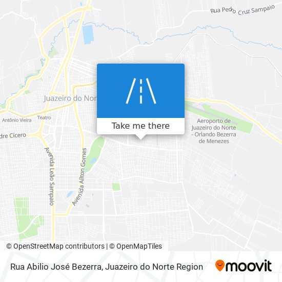 Mapa Rua Abilio José Bezerra