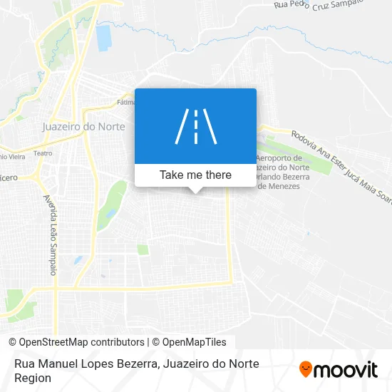 Rua Manuel Lopes Bezerra map