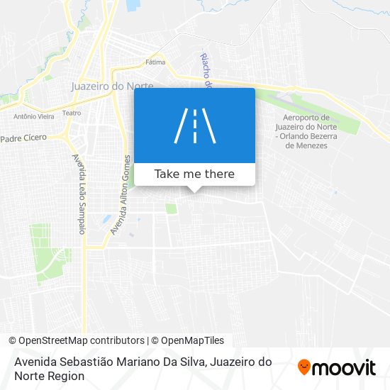 Mapa Avenida Sebastião Mariano Da Silva