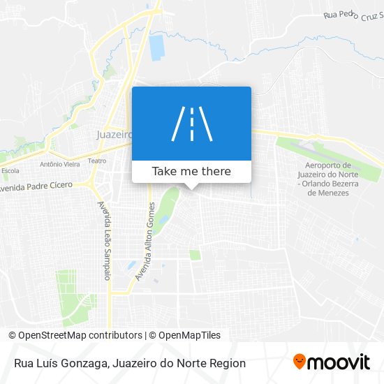 Mapa Rua Luís Gonzaga