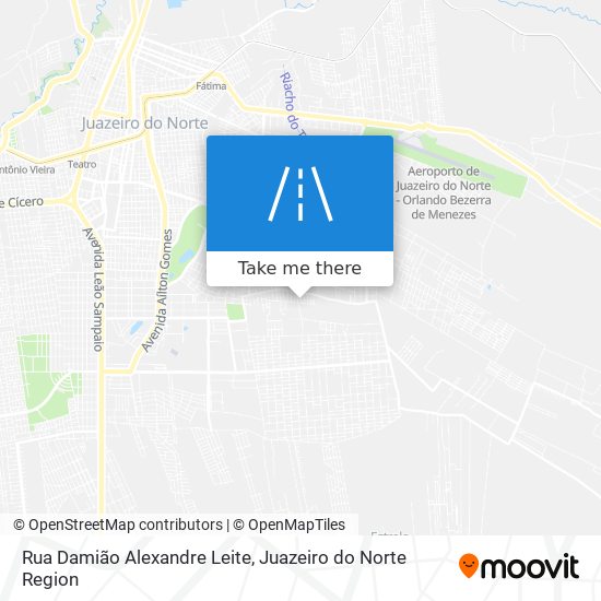 Rua Damião Alexandre Leite map