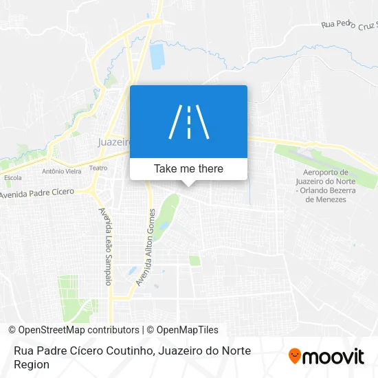Rua Padre Cícero Coutinho map