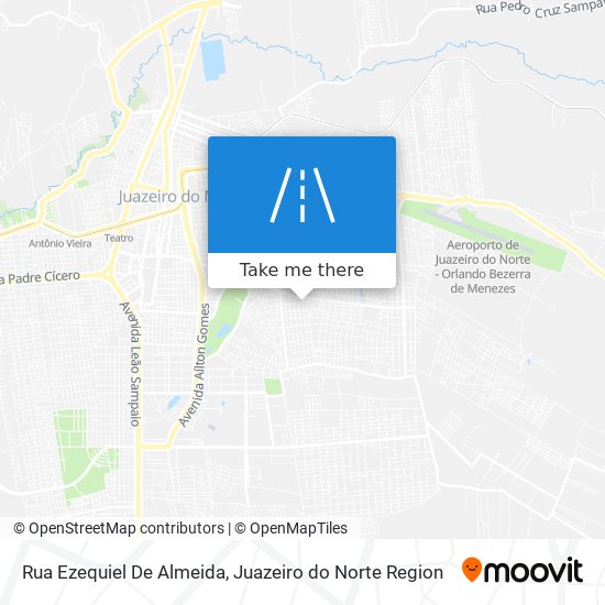 Mapa Rua Ezequiel De Almeida