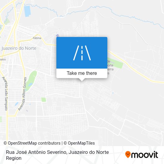 Rua José Antônio Severino map