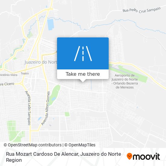 Mapa Rua Mozart Cardoso De Alencar
