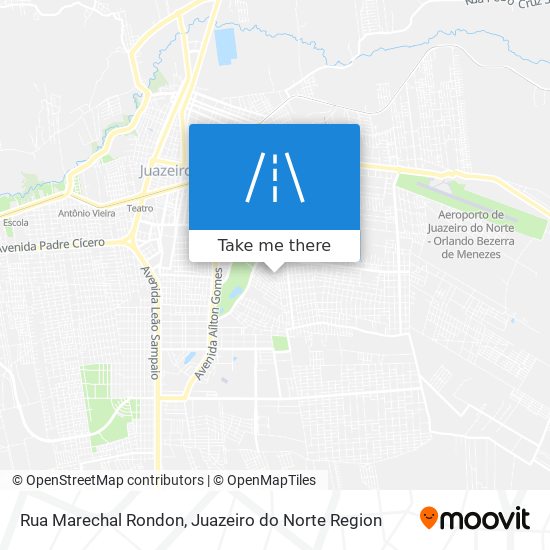 Mapa Rua Marechal Rondon