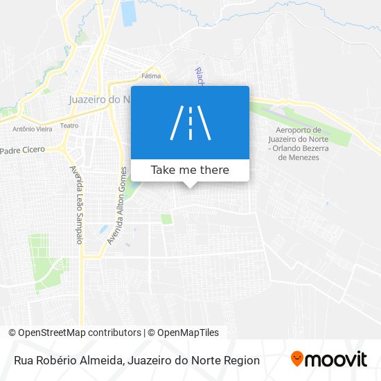Mapa Rua Robério Almeida