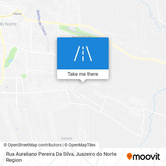 Mapa Rua Aureliano Pereira Da Silva