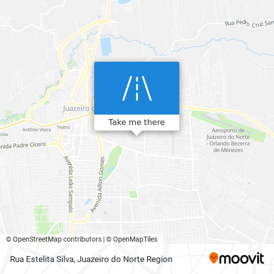 Mapa Rua Estelita Silva