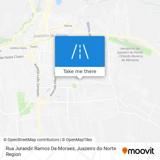 Mapa Rua Jurandir Ramos De Moraes