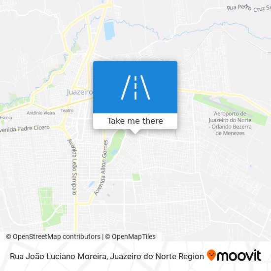 Mapa Rua João Luciano Moreira