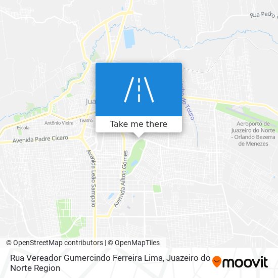 Rua Vereador Gumercindo Ferreira Lima map