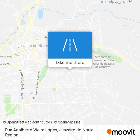 Mapa Rua Adalberto Vieira Lopes
