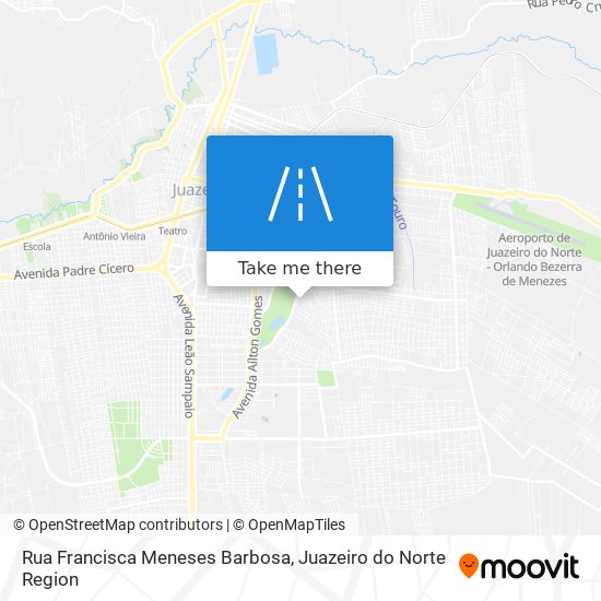 Mapa Rua Francisca Meneses Barbosa