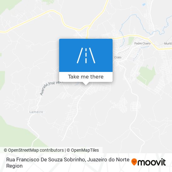 Mapa Rua Francisco De Souza Sobrinho