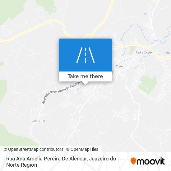 Mapa Rua Ana Amelia Pereira De Alencar