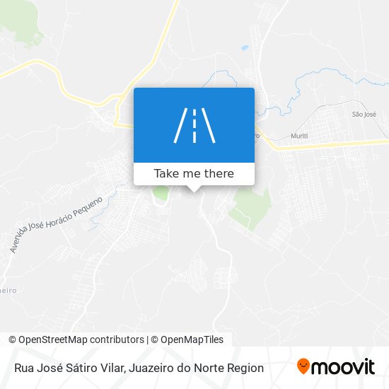 Mapa Rua José Sátiro Vilar