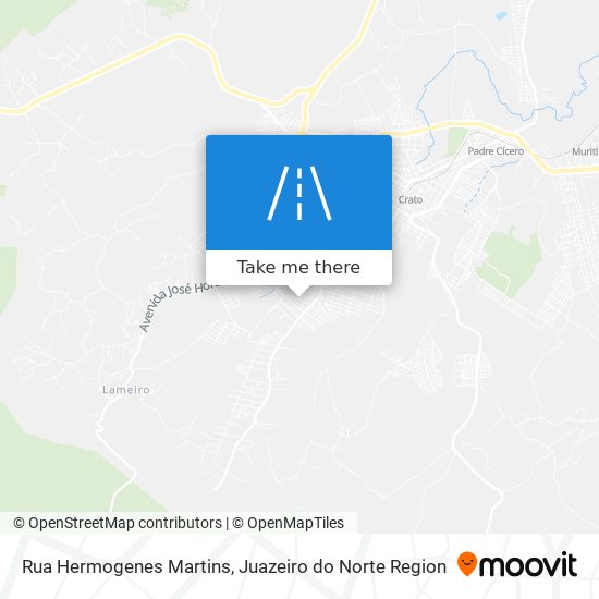 Mapa Rua Hermogenes Martins