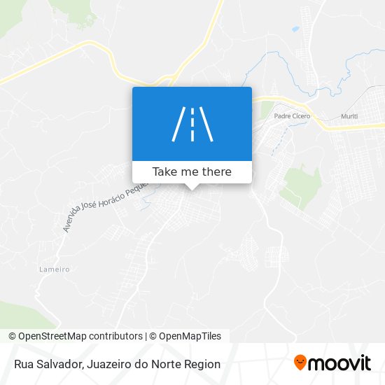 Mapa Rua Salvador