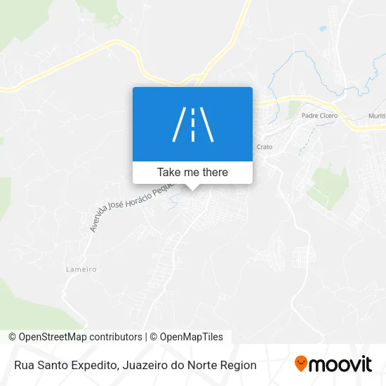 Rua Santo Expedito map