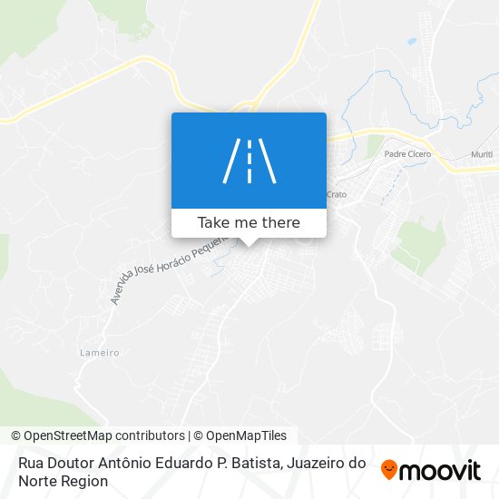 Mapa Rua Doutor Antônio Eduardo P. Batista