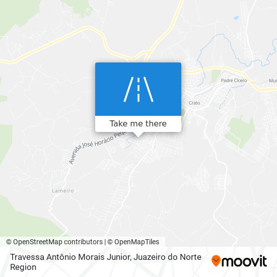 Mapa Travessa Antônio Morais Junior