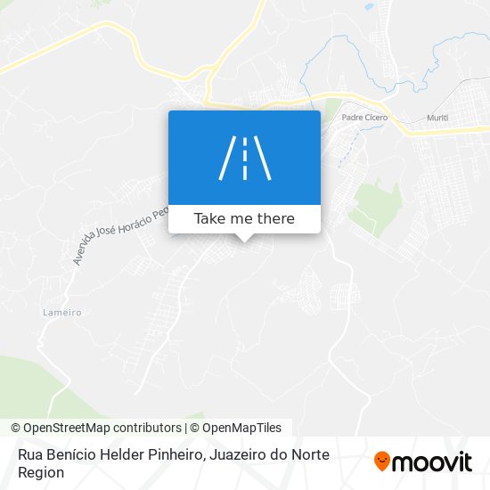 Mapa Rua Benício Helder Pinheiro