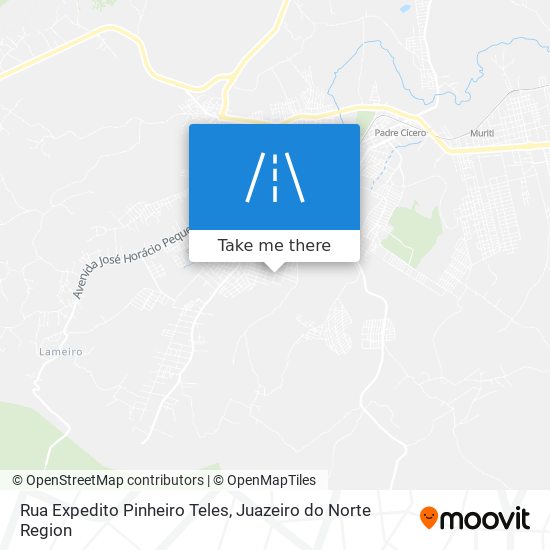 Rua Expedito Pinheiro Teles map
