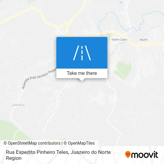 Rua Expedito Pinheiro Teles map