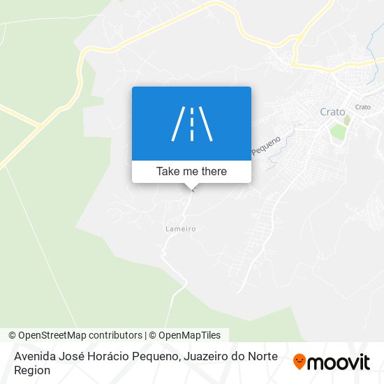 Avenida José Horácio Pequeno map
