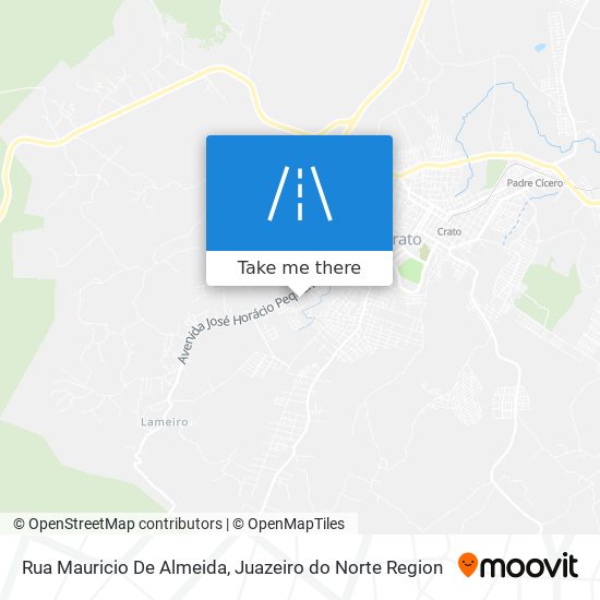 Mapa Rua Mauricio De Almeida