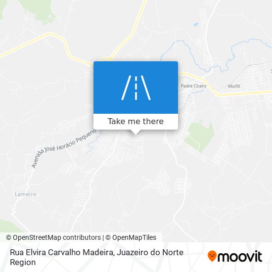 Mapa Rua Elvira Carvalho Madeira