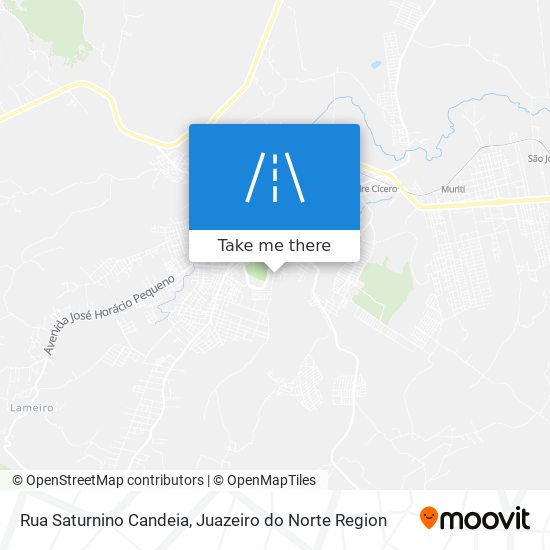 Mapa Rua Saturnino Candeia