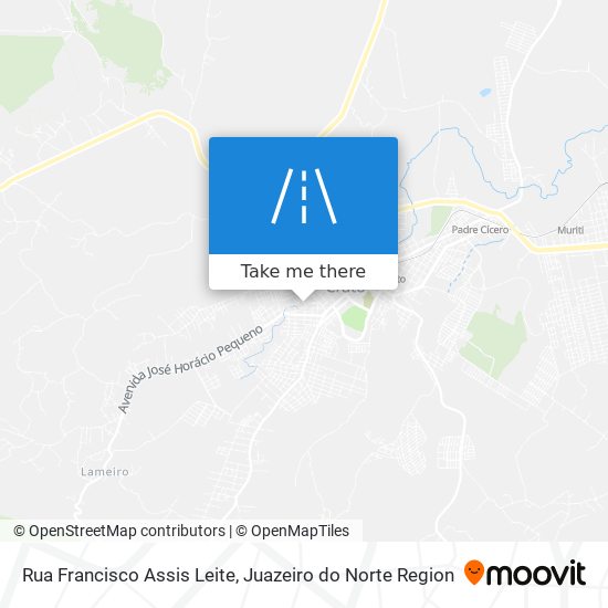 Mapa Rua Francisco Assis Leite